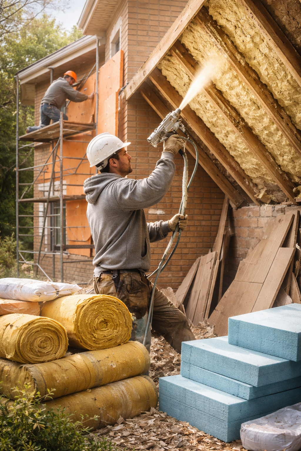 Утепление домов в Усть-куте под ключ от 4325 руб/м2 | Профессионально — ТепломастерУтк