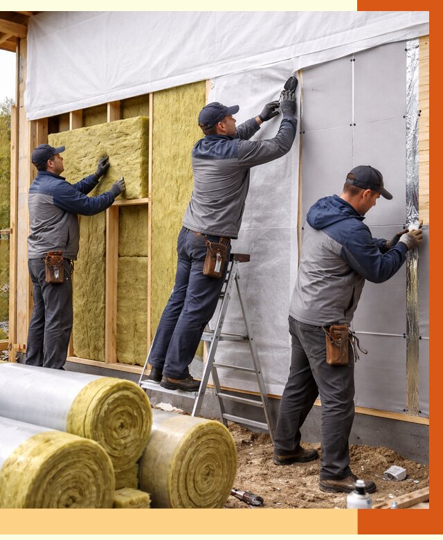 Утепление каркасного дома в Усть-куте от 4325 руб./м2 — профессионально | ТепломастерУтк