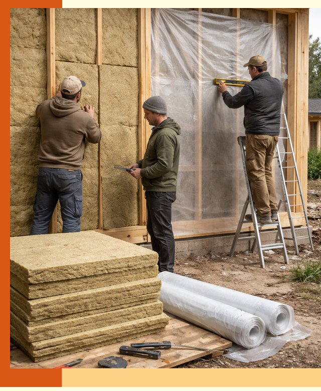 Утепление каркасного дома в Усть-куте под ключ с гарантией качества