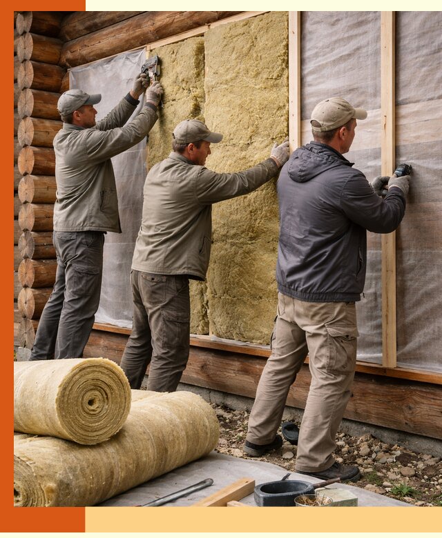 Утепление деревянного дома в Усть-куте эффективными технологиями